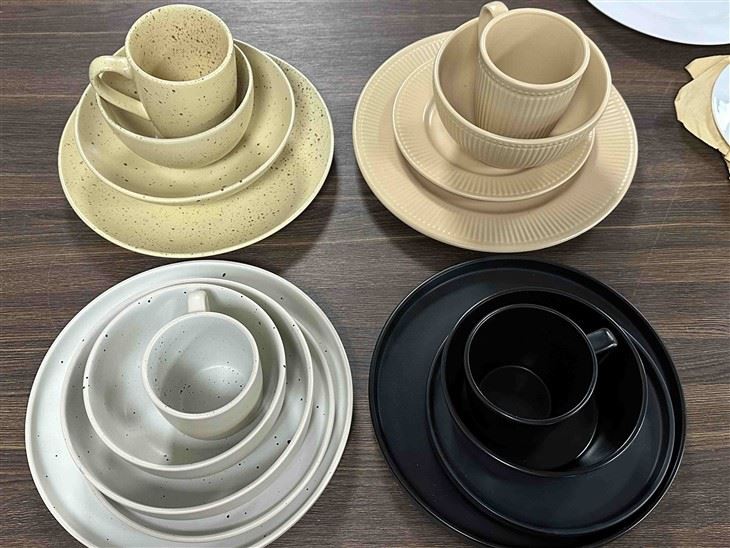 Wholesale High Quality Colored Glaze Ceramic Tableware Sets