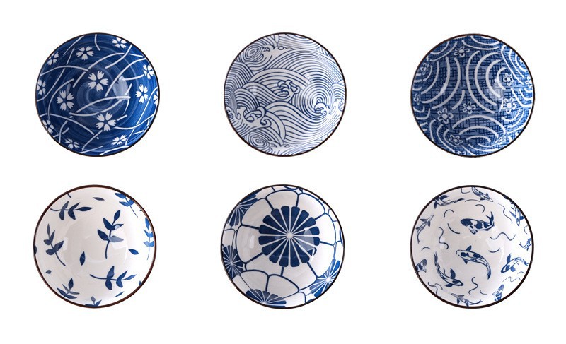 4.5 Inch Blue And White Small Gift Box Rice