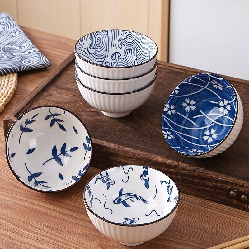 4.5 Inch Blue And White Small Gift Box Rice