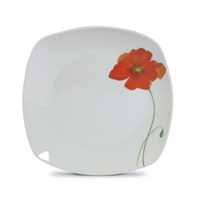 Set de cină cu o frumoasă floare de decal