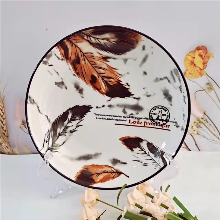 8 Inch Fruit Plate Customized Color And Pattern