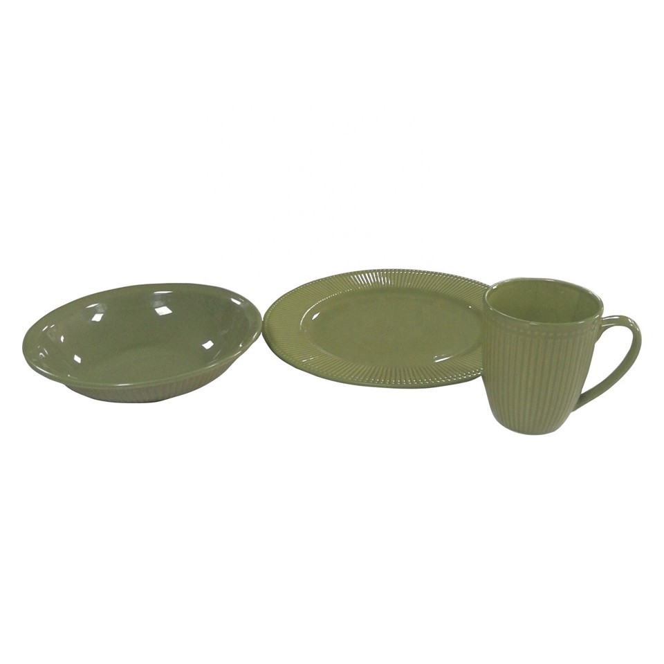 Beautiful Design Color Glaze Ceramic Dinnerware Sets