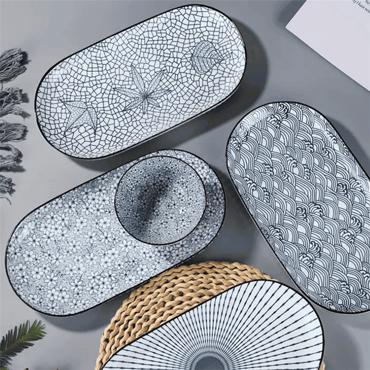 Placă de pește ceramică