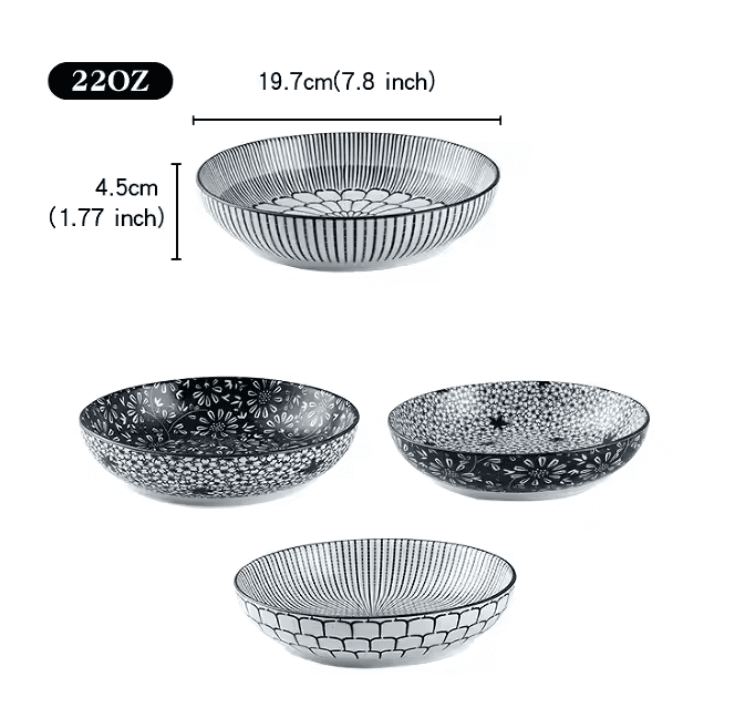 Ceramic Plate Set 4
