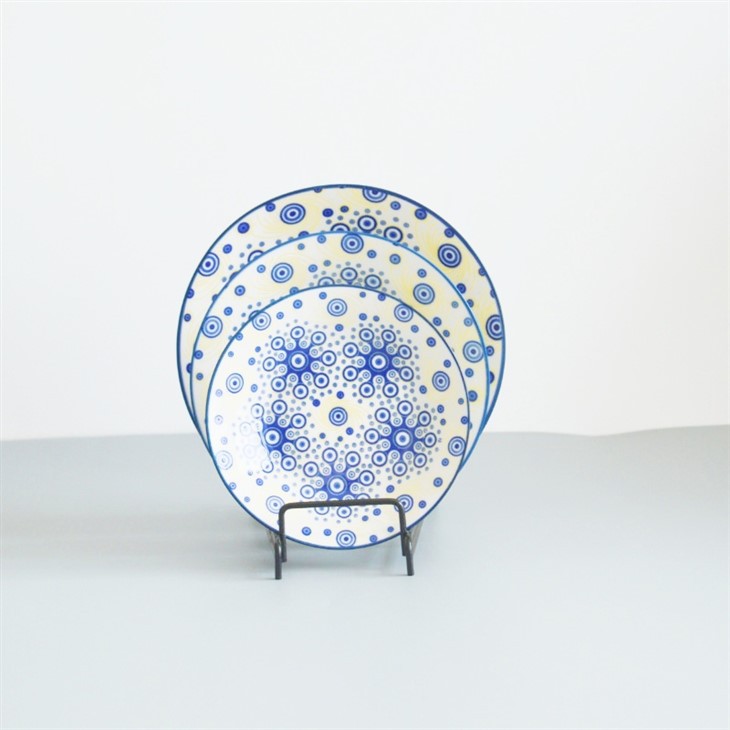 Set de tacâmuri ceramice albastru