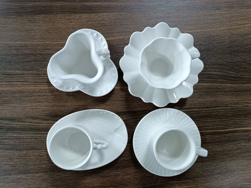 Irregular Cup And Saucer
