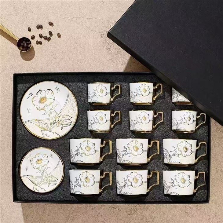 Luxury Tableware Coffee Cup Color Box Packing