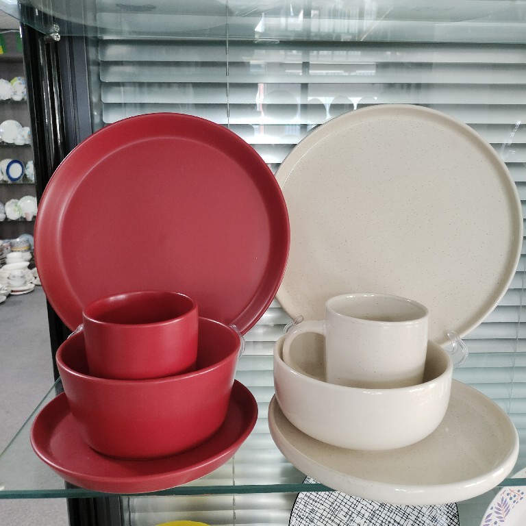 Multi-color Glazed Ceramic Tableware