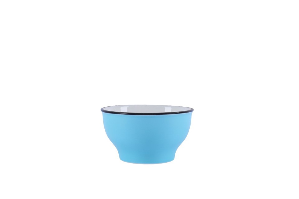 Multi-colored Glaze Libby Bowl