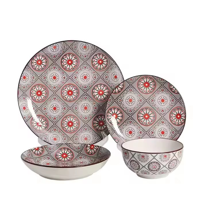 Pad Printing Ceramic Dinnerware Set
