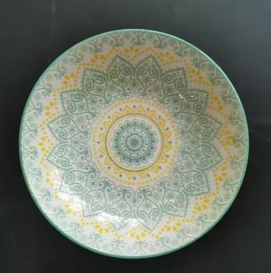 Pad Printing Fruit Plate With Different Pattern