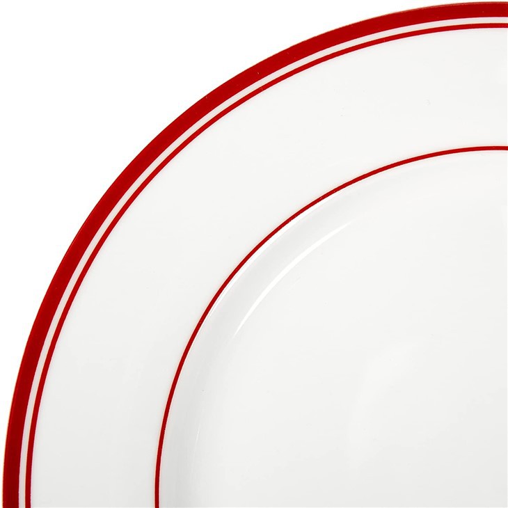 Red Striped Cutlery Set