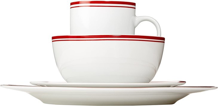 Red Striped Cutlery Set