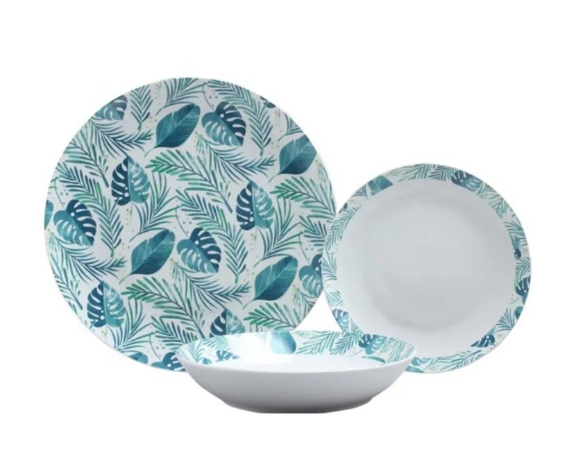Customization 12 /18/24 PCS Round Ceramic Dinner Set
