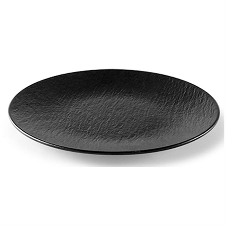 Wholesale Custom Restaurant Black Round Plate