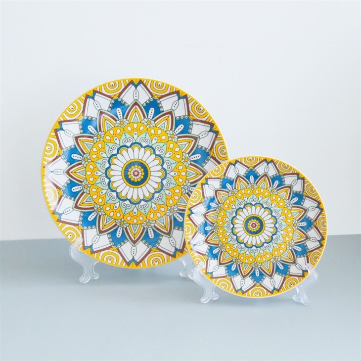 Personalizare 12/18 /24 PCS Set de cină ceramică rotundă